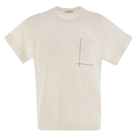 25SS 브루넬로 쿠치넬리 스웨터 M1T244710 WHITE