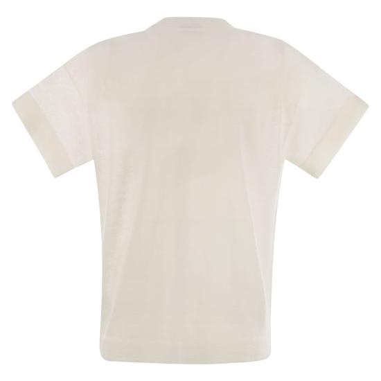 25SS 브루넬로 쿠치넬리 스웨터 M1T244710 WHITE - BRUNELLO CUCINELLI