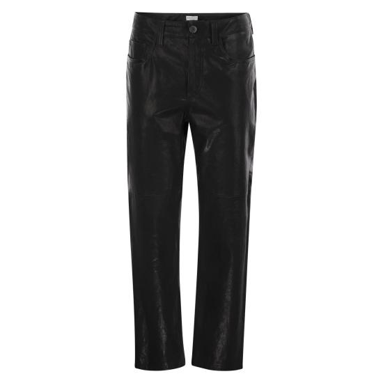 25SS 브루넬로 쿠치넬리 스트레이트 팬츠 M0CCKP8739 BLACK