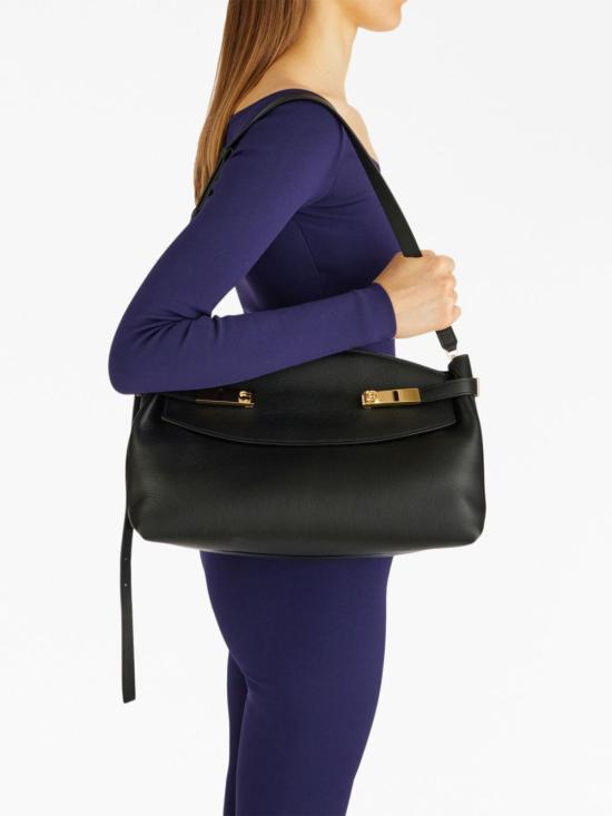 25SS 살바토레 페라가모 크로스백 HUG POUCH L 766676NERO Black - SALVATORE FERRAGAMO