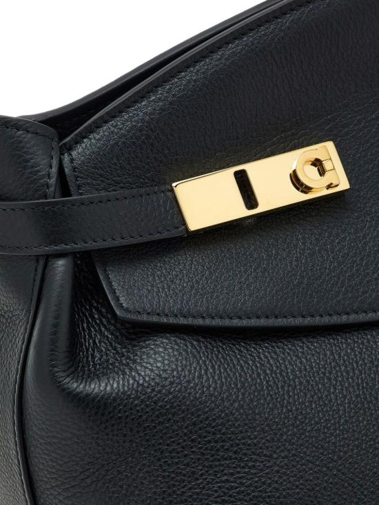 25SS 살바토레 페라가모 크로스백 HUG POUCH L 766676NERO Black - SALVATORE FERRAGAMO