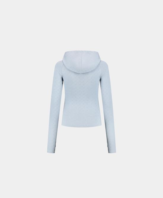 25SS 데일리 페이퍼 스웨터 MONOGRAM FITTED HOODIE 2511102 LIGHT BLUE Blue - DAILY PAPER