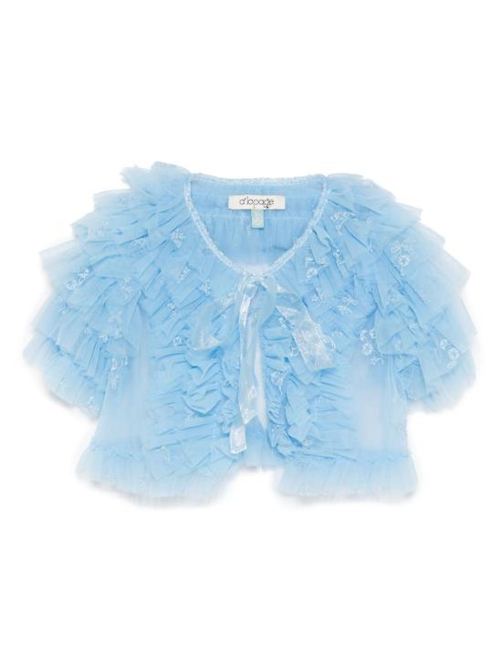 25SS [주니어] A'LAPAGE 자켓/베스트 25SAGCSP00070 RIC CAMELIA BLU CIELO Clear Blue