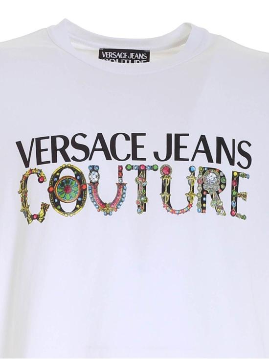  베르사체 반팔 티셔츠 71GAHF04CJ00F003 White - VERSACE