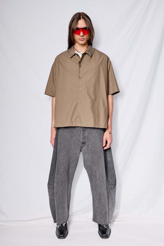  어셈블리 뉴욕 반팔 셔츠 어셈블리 카페 타자기 천 상자 - ASSEMBLY NEW YORK