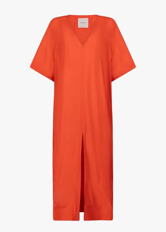  휴머노이드 롱 원피스 데지 드레스 - HUMANOID