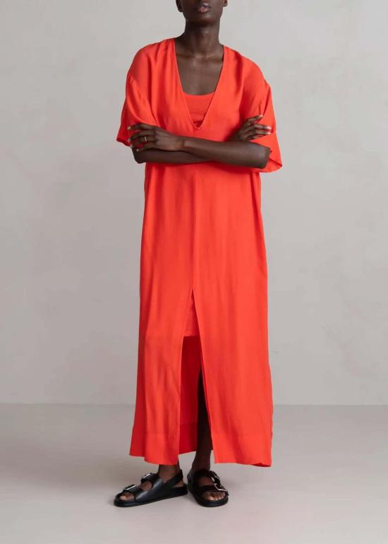  휴머노이드 롱 원피스 데지 드레스 - HUMANOID