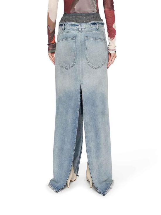 25SS 마르지엘라 미디 스커트 S51MI0006S30383961 Blue - MAISON MARGIELA