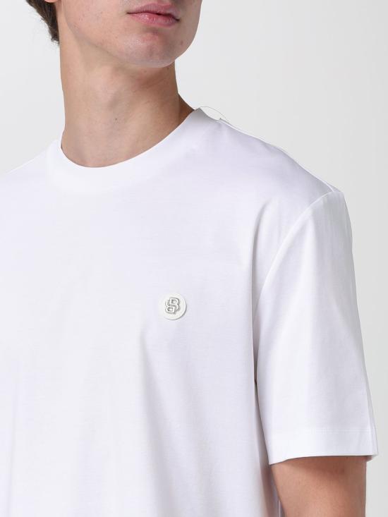 25FW 보스 반팔 티셔츠 50520298 100 White - BOSS