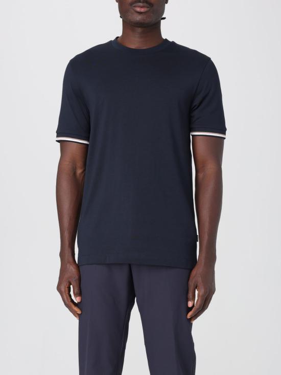 25FW 보스 반팔 티셔츠 50501097 404 Blue