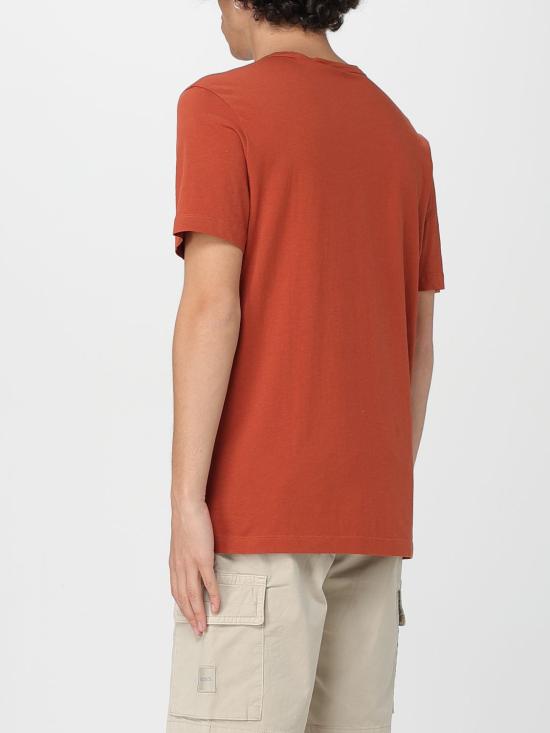 25FW 보스 반팔 티셔츠 50539831 806 Rust - BOSS