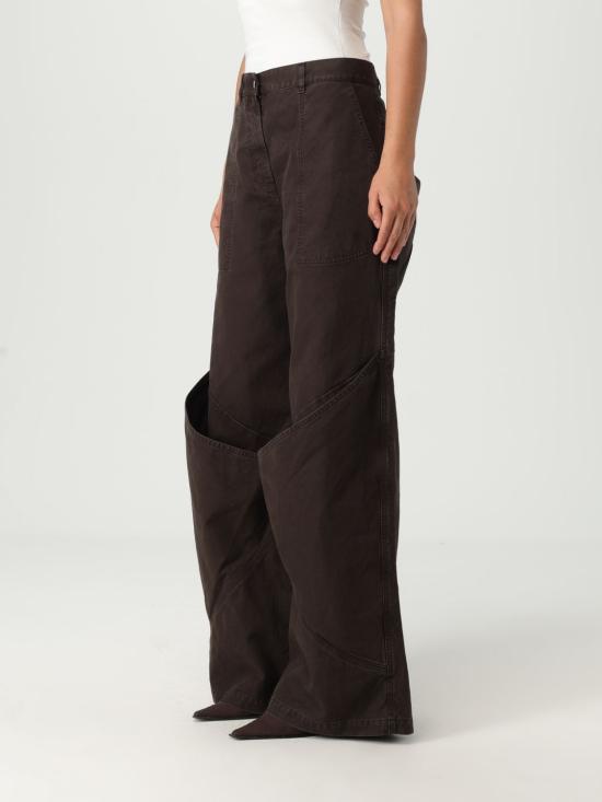 25FW 디 아티코 스트레이트 팬츠 250WCP00198DDC093AA 064 Brown - THE ATTICO