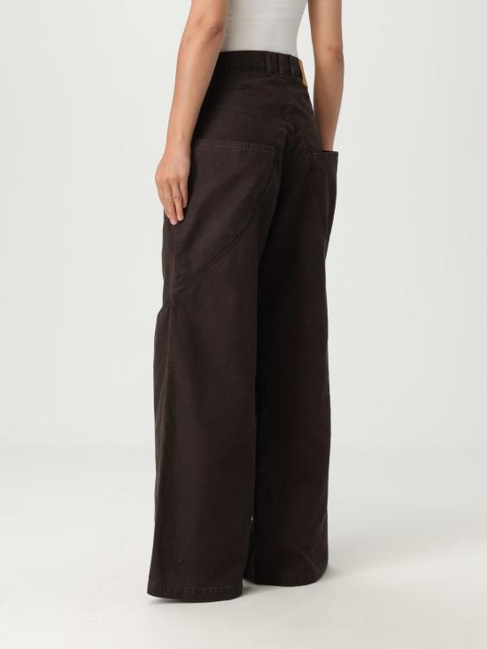 25FW 디 아티코 스트레이트 팬츠 250WCP00198DDC093AA 064 Brown - THE ATTICO