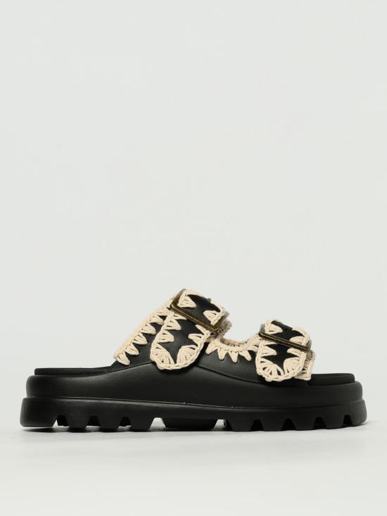 25SS 모우 샌들 MU SW661001N BKWH Black