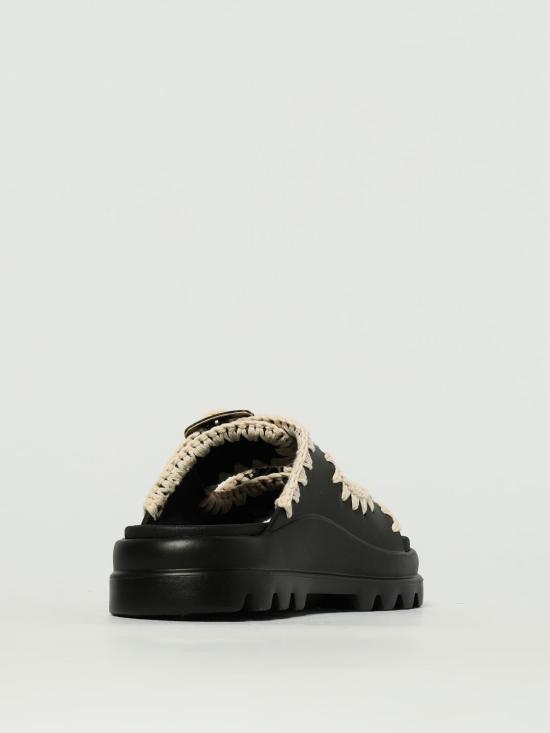 25SS 모우 샌들 MU SW661001N BKWH Black - MOU