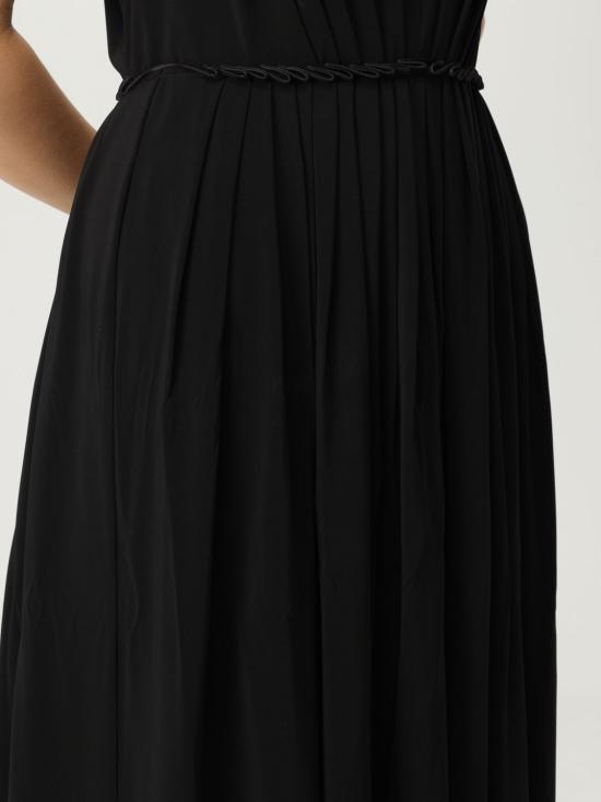 25FW 막스마라 롱 원피스 2511621042600 003 Black - MAX MARA