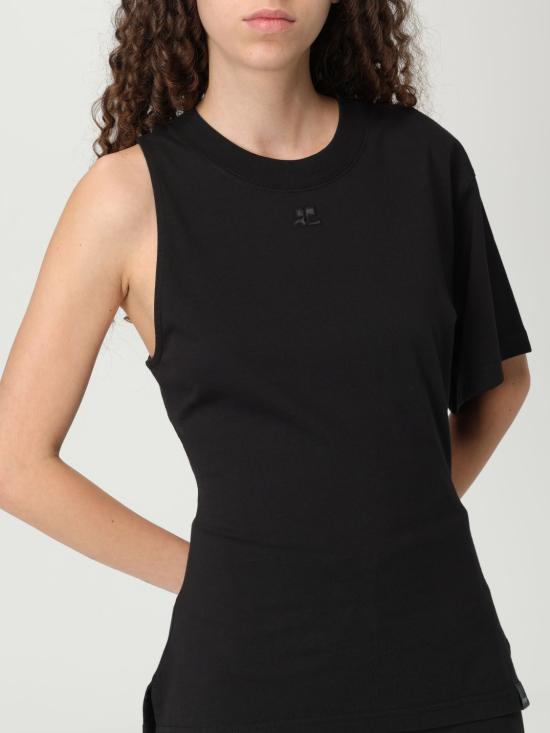  쿠레쥬 탑 225JTS201JS0107 9999 Black - COURREGES
