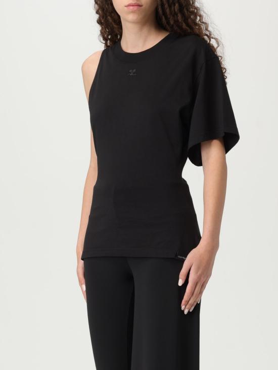  쿠레쥬 탑 225JTS201JS0107 9999 Black - COURREGES