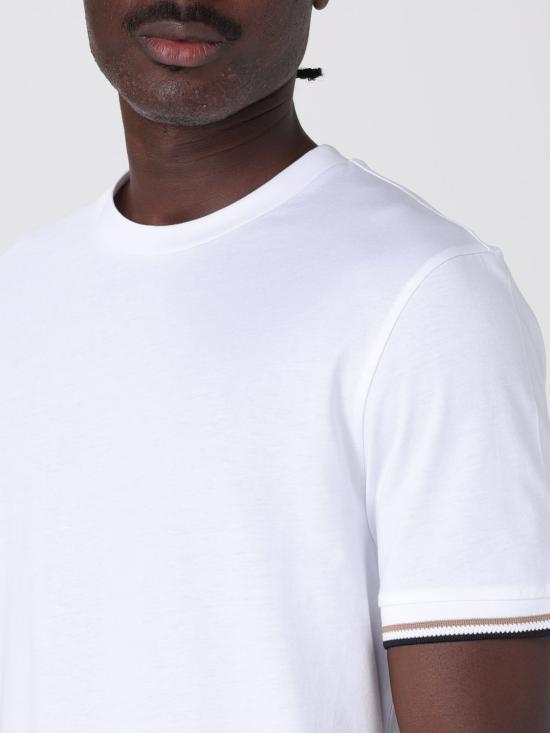 25FW 보스 반팔 티셔츠 50501097 100 White - BOSS