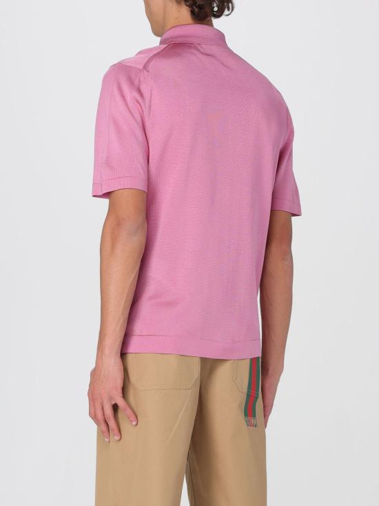 25SS 구찌 폴로 티셔츠 816783XKEPD 6900 Pink - GUCCI