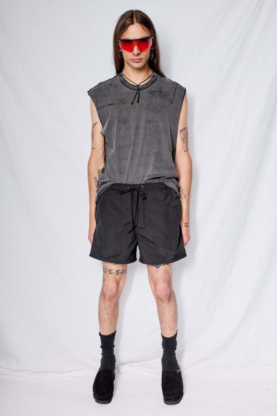  어셈블리 뉴욕 숏팬츠 어셈블리 블랙 타슬란 캠프 숏 - ASSEMBLY NEW YORK