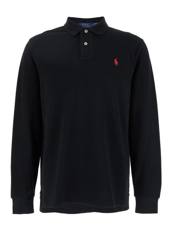 25FW 폴로 랄프로렌 클래식 핏 코튼 폴로 셔츠  710680790045 Black