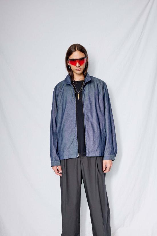  어셈블리 뉴욕 데님 자켓 어셈블리 인디고 데님 지퍼 재킷 - ASSEMBLY NEW YORK