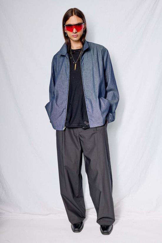  어셈블리 뉴욕 데님 자켓 어셈블리 인디고 데님 지퍼 재킷 - ASSEMBLY NEW YORK