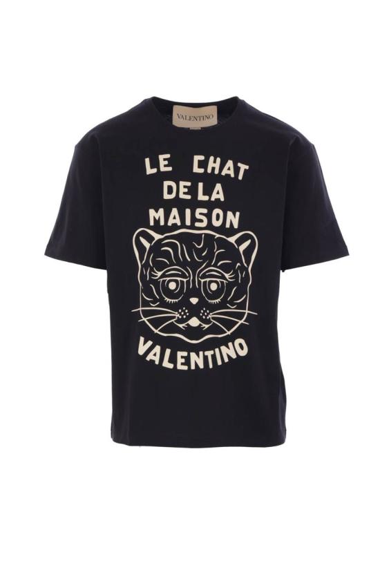 25FW 발렌티노 가라바니 반팔 티셔츠 7V3MG16PB329RA Black