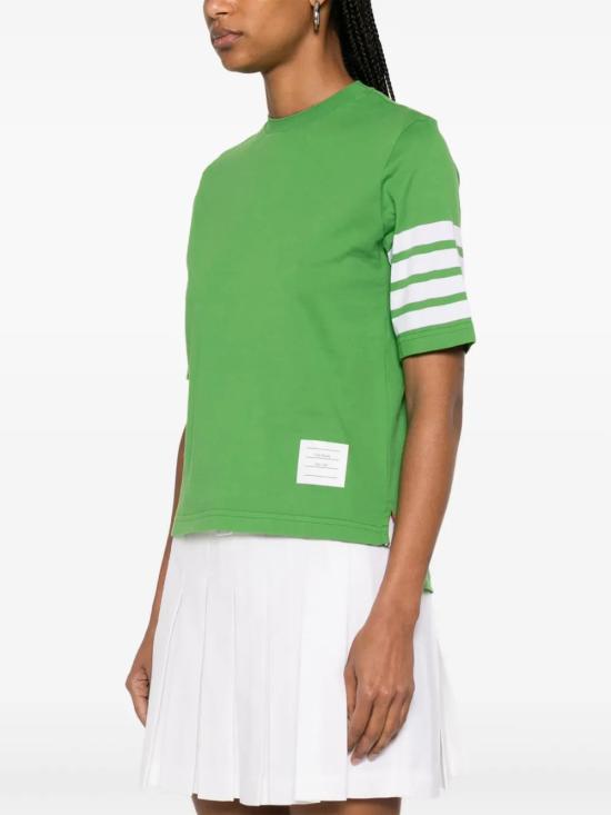 25FW 톰브라운 반팔 티셔츠 FJS102G07862 330 LT GREEN - THOM BROWNE