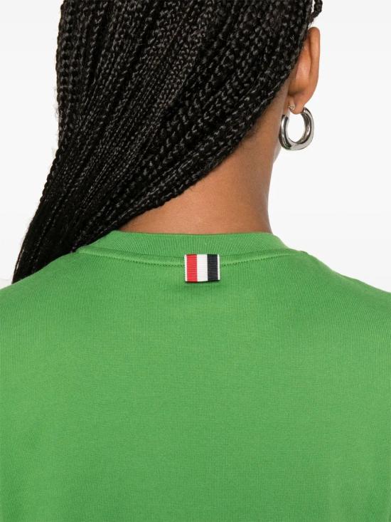 25FW 톰브라운 반팔 티셔츠 FJS102G07862 330 LT GREEN - THOM BROWNE