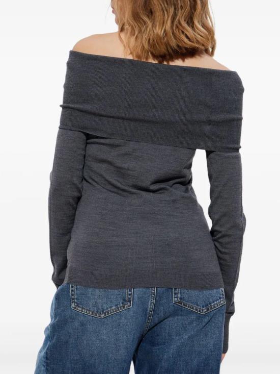 25FW 스텔라 맥카트니 긴팔 티셔츠 6K10403S2598 1267 DARK GREY MELANGE - STELLA MCCARTNEY