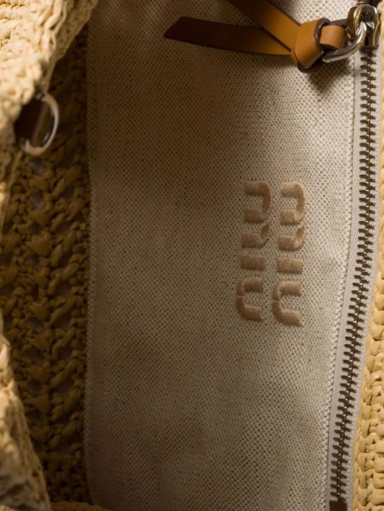 25FW 미우미우 토트백 5BA283VOOOADO1 F0A5T NATURALE COGNAC - MIU MIU