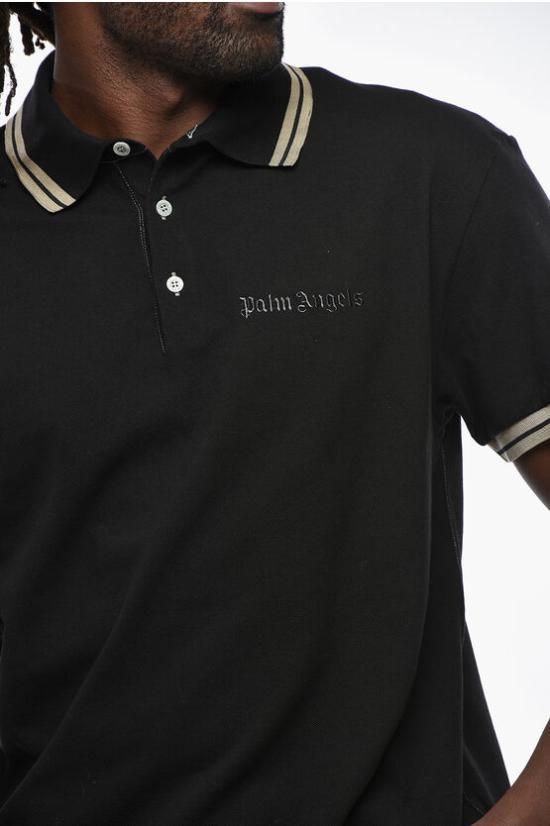  팜앤젤스 폴로 티셔츠 PMGB012S23FAB0010110 Black - PALM ANGELS