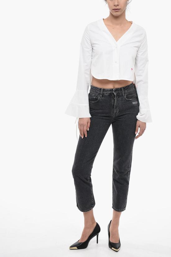  팜앤젤스 블라우스 PWGF003S23FAB0010110 White - PALM ANGELS