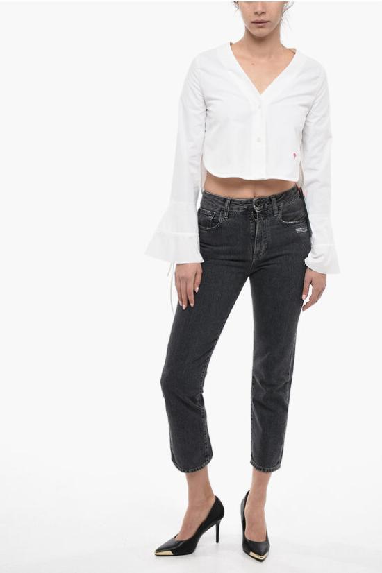  팜앤젤스 블라우스 PWGF003S23FAB0010110 White - PALM ANGELS