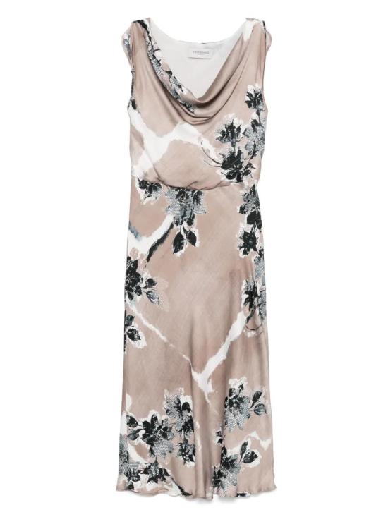 25SS 에르마노 피렌제 미디 원피스 D46EQ067ED0 MFA37 Beige