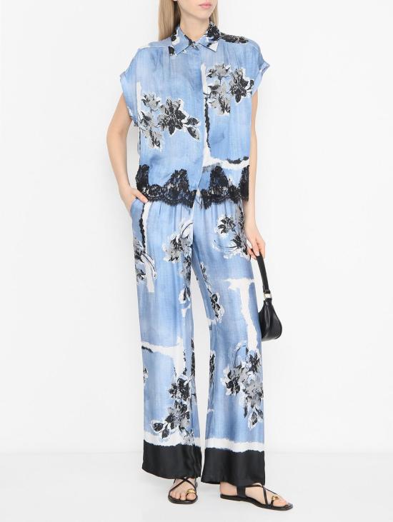 25SS 에르마노 피렌제 팔라초 팬츠 D46EP087ED0 MFA36 Blue - ERMANNO FIRENZE