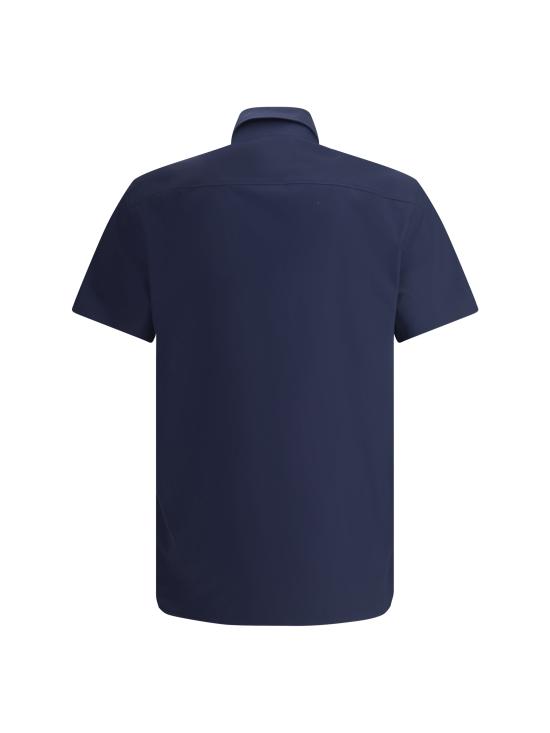 25FW 버버리 스트레치 코튼 셔츠  8079595 A1222 BLUE - BURBERRY