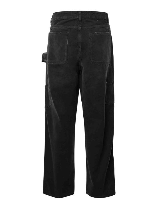 26SS 골든구스 스트레이트 팬츠 GMP01942P00192190100 Black - GOLDEN GOOSE