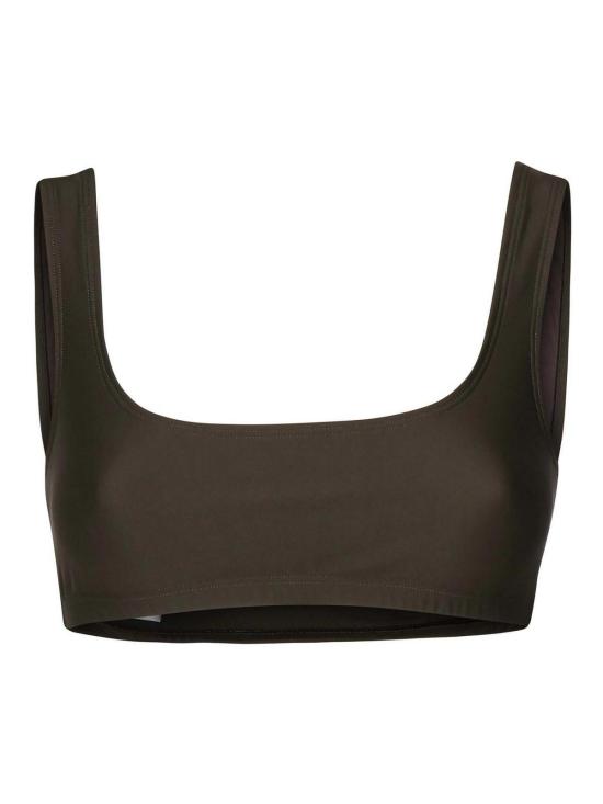  안다마네 민소매 티셔츠 T170727BKAKI Green