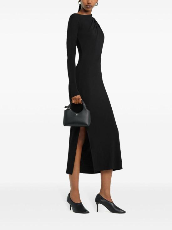 25FW 쿠레쥬 토트백 125GSA163CR00659999 Black - COURREGES