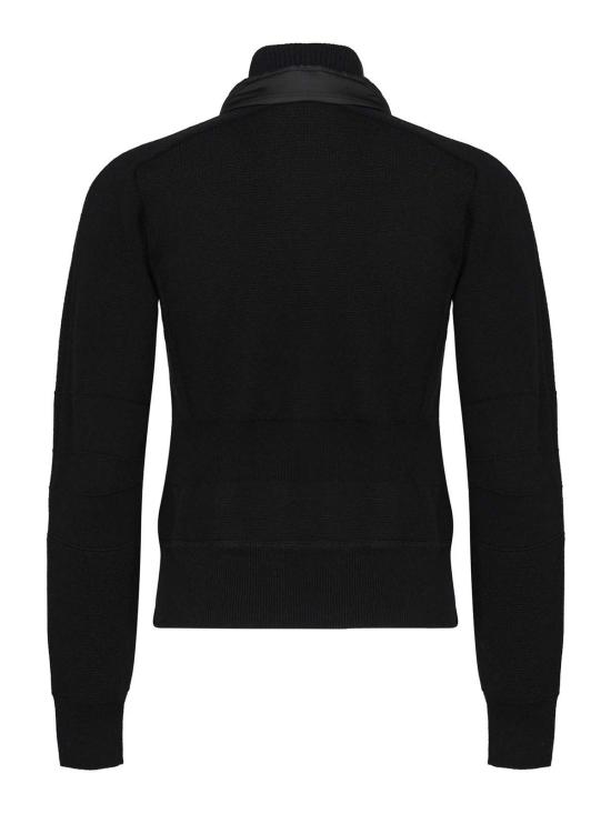  몽클레어 그레노블 로고 패치 집업 가디건  J20989B00004M1122999 Black - MONCLER