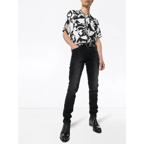 25FW 퍼플 브랜드 데님 팬츠 P001 BLW BLACK - PURPLE BRAND