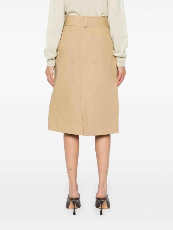  보테가베네타 미디 스커트 791599V0BT01434 Brown - BOTTEGA VENETA