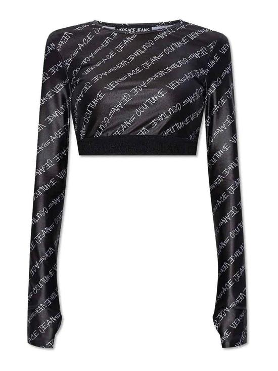  베르사체 긴팔 티셔츠 75HAH218JS219899 Black