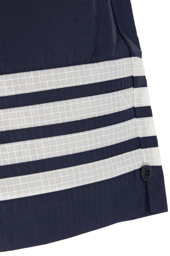 25SS 톰브라운 숏팬츠 MJQ197AF0517 415 NAVY - THOM BROWNE