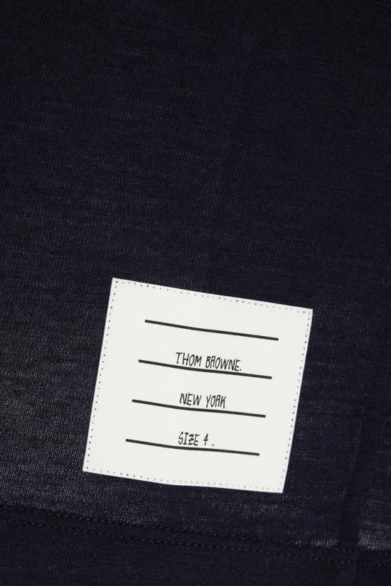 25SS 톰브라운 긴팔 티셔츠 MJS218AJ0084 415 NAVY - THOM BROWNE