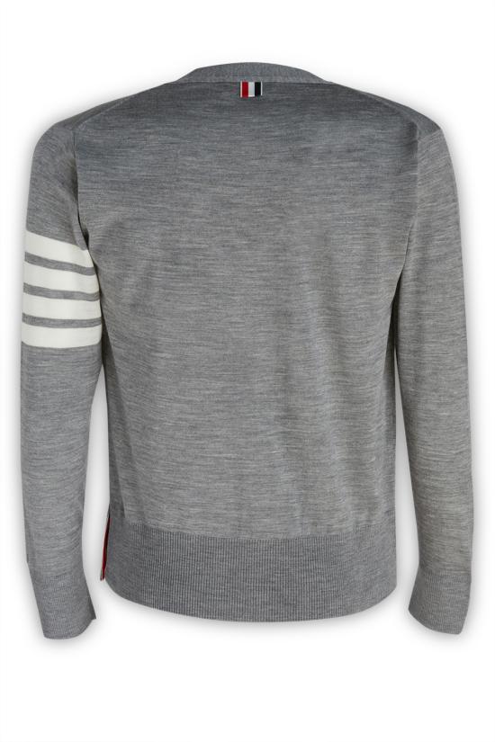 25SS 톰브라운 4바 서스테이너블 파인 메리노 울 클래식 가디건  MKC002AY1014 058 - THOM BROWNE