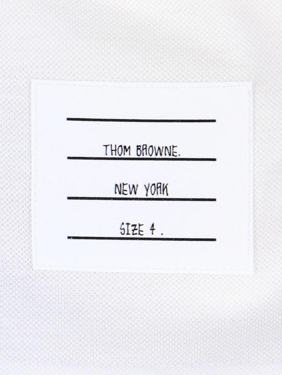25FW 톰브라운 폴로 티셔츠 MJP022A 01455 100 White - THOM BROWNE